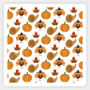 Thanksgiving Print Sticker